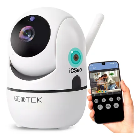 Camara Seguridad Ip 1080p Wifi V/nocturna Motorizada Geotek
