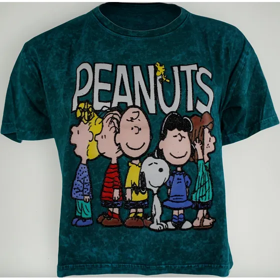 Pack X2 Polos Corto Snoopy Casual Estampado