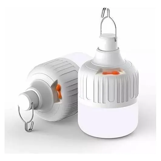 Bombillo Led 60w Recargable Usb Lampara Emergencia 6-8 Horas