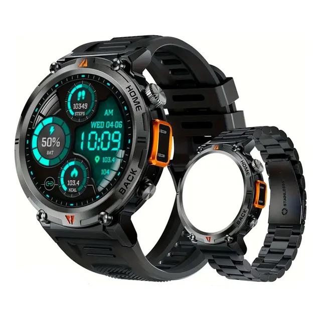 Reloj Inteligente Eigiis Ke3 Smart Watch Militar Ip68