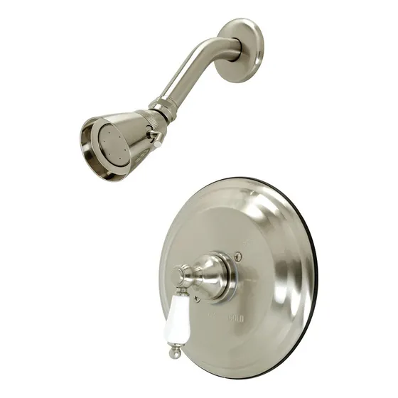 Grifo Vintage Para Bañera Ducha 7-1 2  Niquel Cepillado