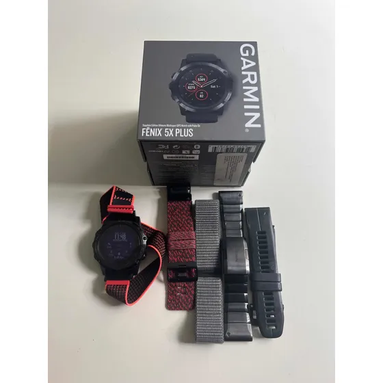 Garmin Fénix 5x Plus Con Cristal De Zafiro. Tope De Gama