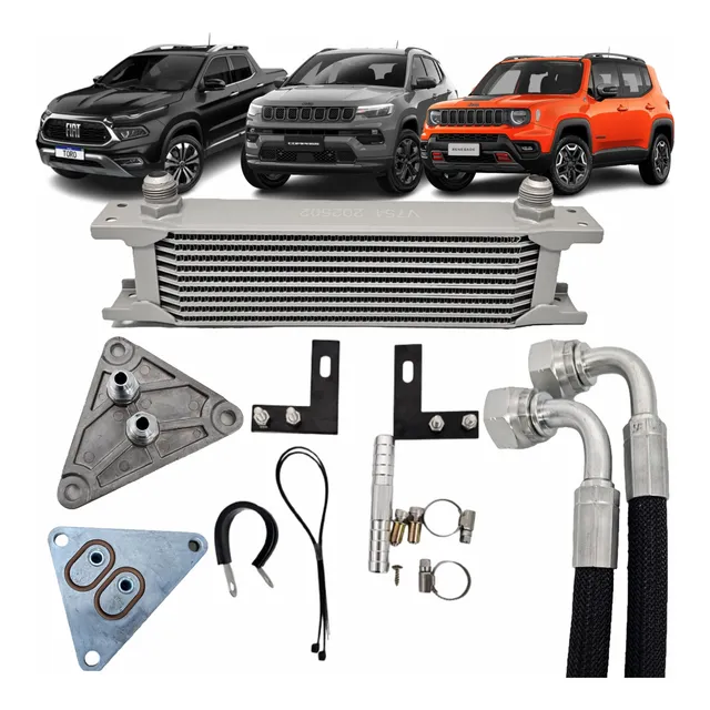 Kit Resfriador Trocador Calor Câmbio Fiat Toro Jeep Renegade