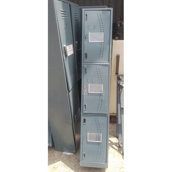 Locker Casillero Guarda Ropa Metalico 3 Puestos