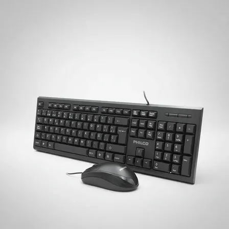 Teclado Mouse Philco K4500 Teclado Negro