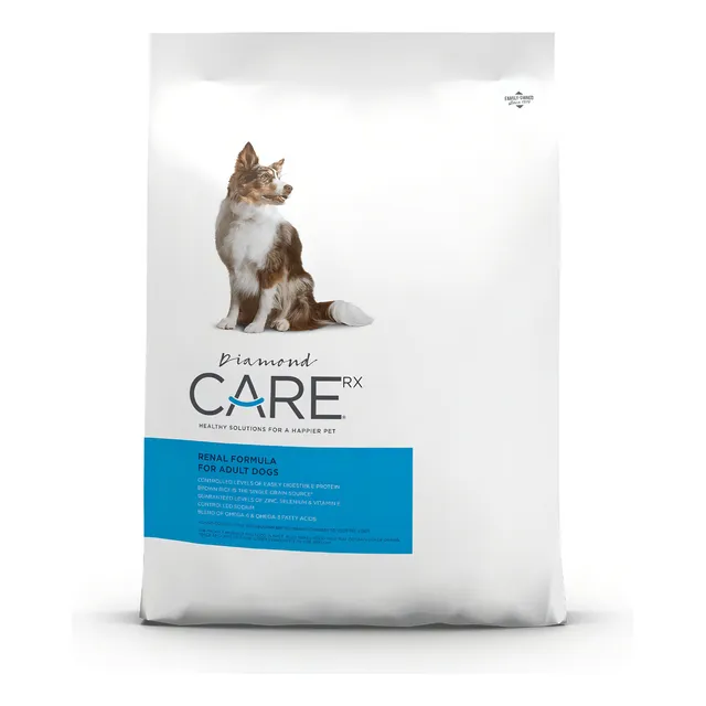 Diamond Care Renal Rx Formula Cuidado Enfermedad Riñon Alimento para Perro Adulto Todos Los Tamaños Sabor a Pollo 3,63kg