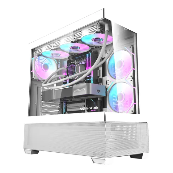 Gabinete Darkflash Ds900 Air Atx Vidrio Templado, Usb Type-c