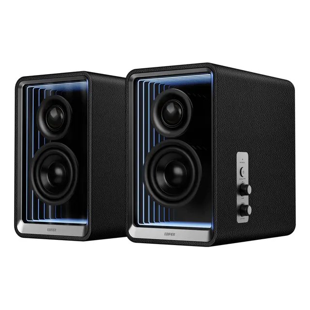 Parlantes Monitores Activos Edifier Qr65 Black Color Negro