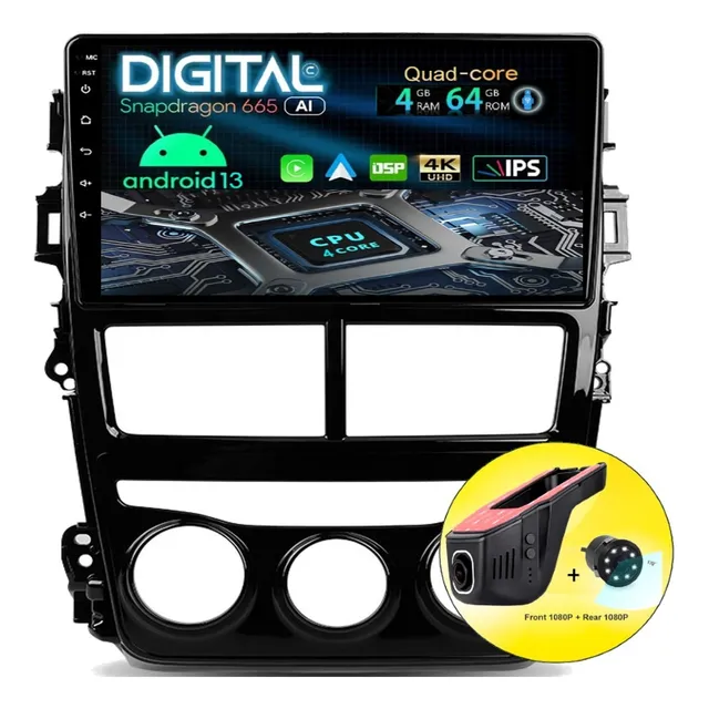Radio Pantalla Android Toyota Yaris 2017/23