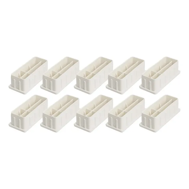 Pacote 100 Ponteiras Tampas Interna Para Tubo 70x30 Metalon