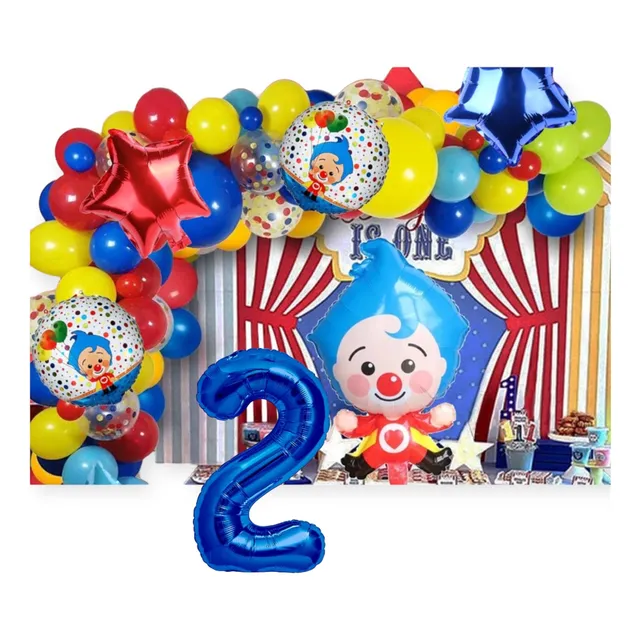 Pack 136 Globos Plim Plim Arma Tu La Deco Arco /cinta 