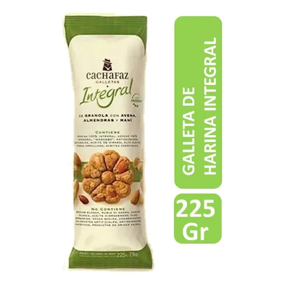 Galletas Cachafaz Granola Con Almendras X 225g - 21u