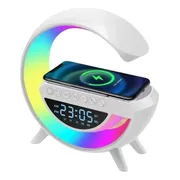 Parlante Portátil Lampara Led Bluetooth Alarma Y Luces Rgb