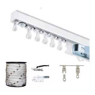 Cortinero De Alum Ripplefold (broches) Con Cinta Con Broches Cortinero De Alum Ripplefold (broches) Con Cinta Con Broches