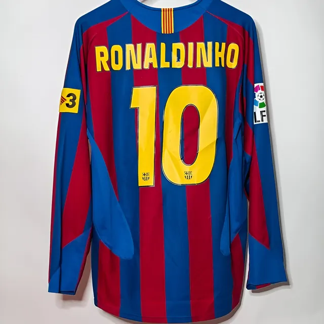 Camiseta Retro Fc Barcelona 2005 / 2006 Ronaldinho