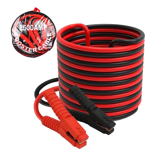 Cables Pasa Corriente 4 M 4 Awg Truper 2500 A