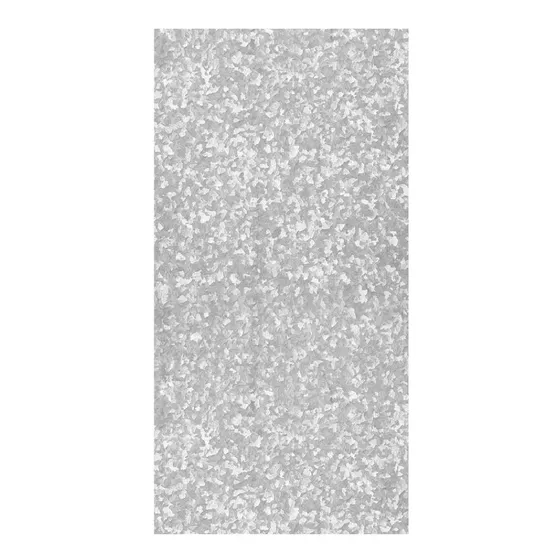 Chapa Galvanizada 100 X 25 Cm / Espessura 0,45mm (#28) Cor Galvanizado