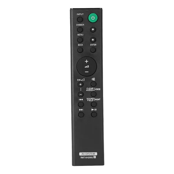 Controlo Remoto De Substituição Para Sony Sound Bar Htct390