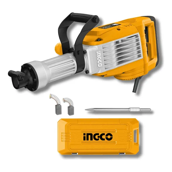 Martillo Demoledor Sds Hex 1700w 50 Joules Ingco Pdb170068 Color Plateado
