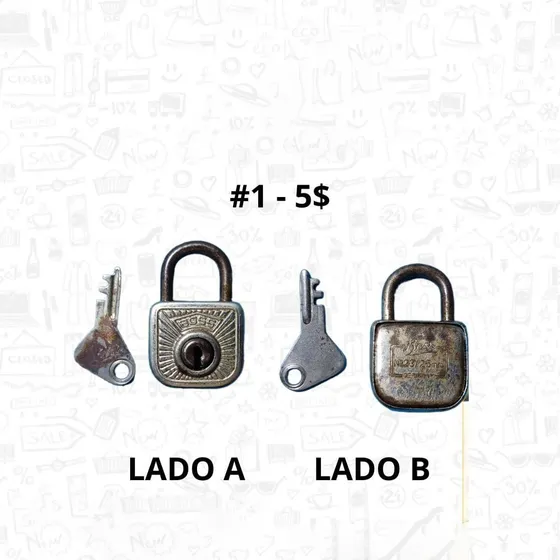 Candados Modelos Varios 1 Llave Usados