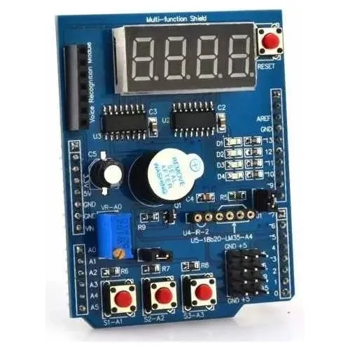 Placa Shield Multifunção Aprendizagem Arduino Mega 2560 