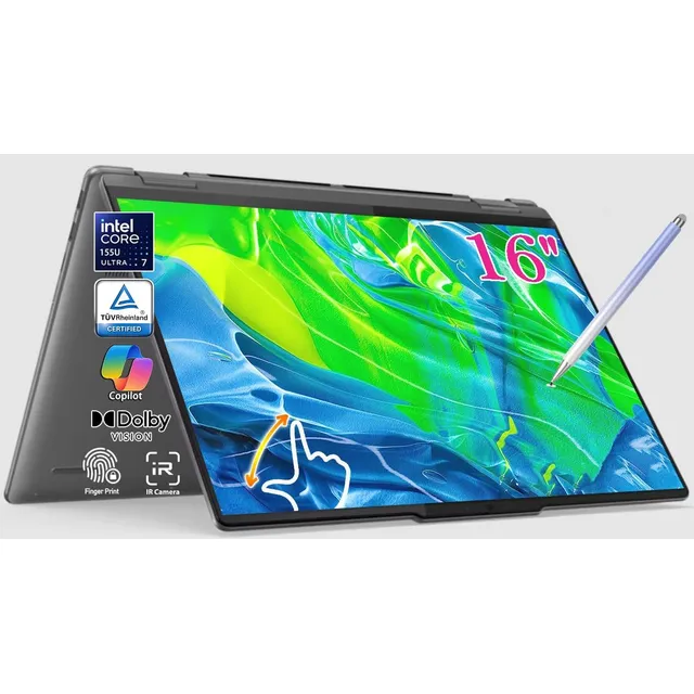 Laptop Lenovo Yoga 7i Ai Pc Ultra 7 155u 16gb Ram 1tb Ssd