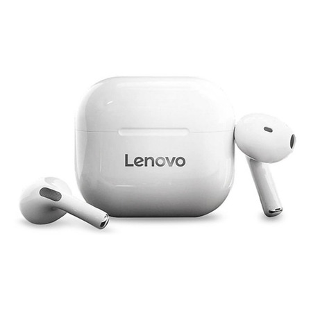 Fone de ouvido in-ear sem fio Lenovo LivePods LP40 branco