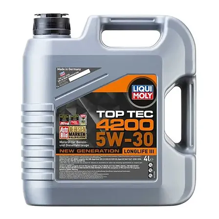 Aceite 5w30 Top Tec 4200 Liqui Moly 4 L