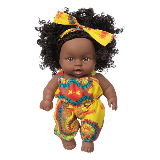 Para. Boneca Bebê Afro-americana Renascida De 12 Polegadas