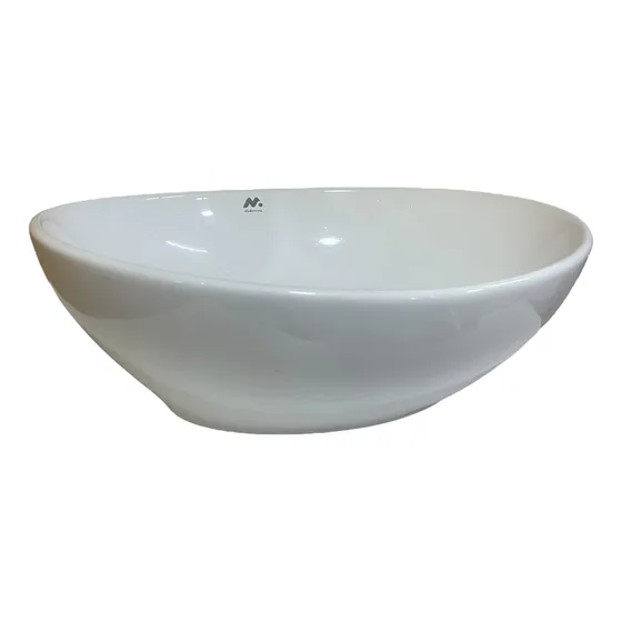 Lavamanos De Sobreponer Blanco En Porcelana