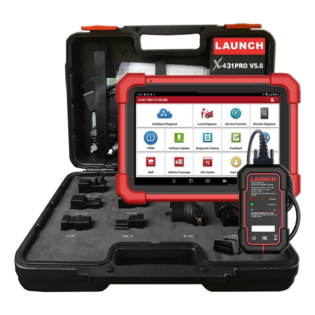 Escáner Automotriz Launch X431 Pros V5.0 Kit Conectores Obd1