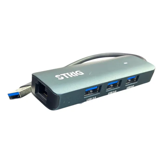 Hub Strig Usb 3.0 3 Puertos + Rj45 Gigabit Bs-lh04