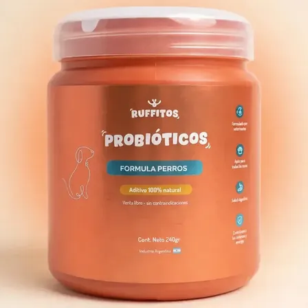 Probioticos Perros Aditivo Natural Digestivo Instestinal Alergia Ruffitos