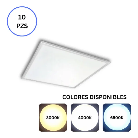 Panel Led 60x60 Empotrable Caja 10 Piezas 48w  Navigate