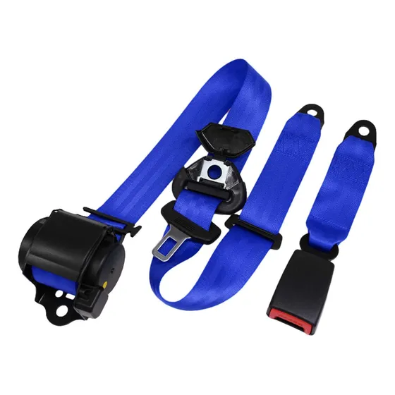 Cinturón De Seguridad De Coche De 3 Puntos, Accesorios Azul