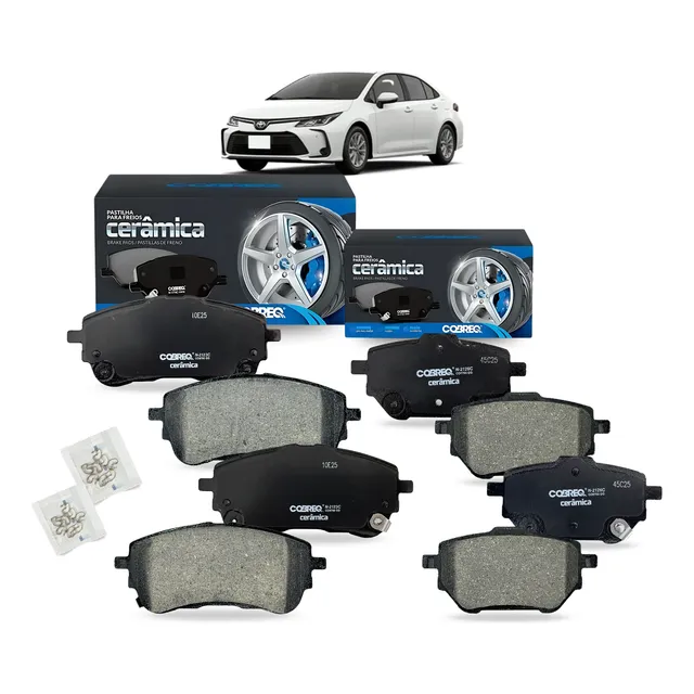 Kit Pastilha De Freio Cerâmica Corolla 2020 A 2025