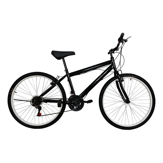 Bicicleta Ecoride 26” color negro para adultos, 21 velocidades, resistente y ergonómica, ideal para uso diario, paseos o ejercicio, con estilo moderno, gran estabilidad y alto desempeño.