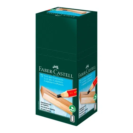 Lápis Para Carpinteiro/marceneiro Faber Castell Embalagem Co
