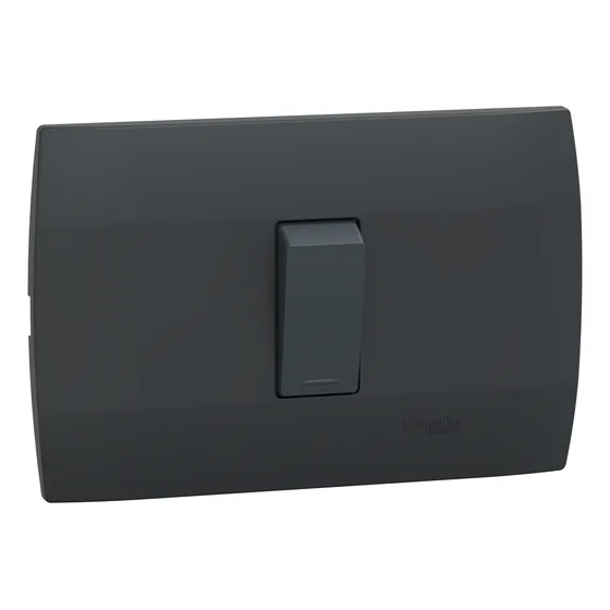 Caja Con 10 Apagadores De Escalera Con Placa Marisio Black