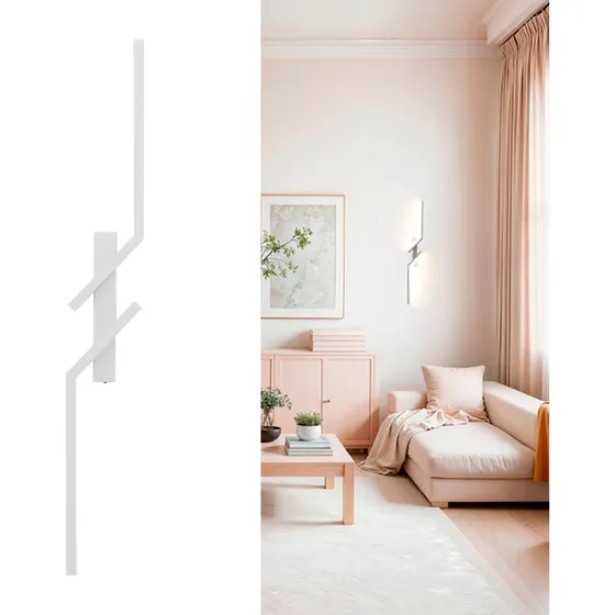 Luminária Luminalux Fit Alx143 80 Cm Led Indireta Duo Bivolt