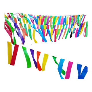 Papel Picado Plastico Enramada Lluvia Multicolor De 10 M Papel Picado Plastico Enramada Lluvia Multicolor De 10 M