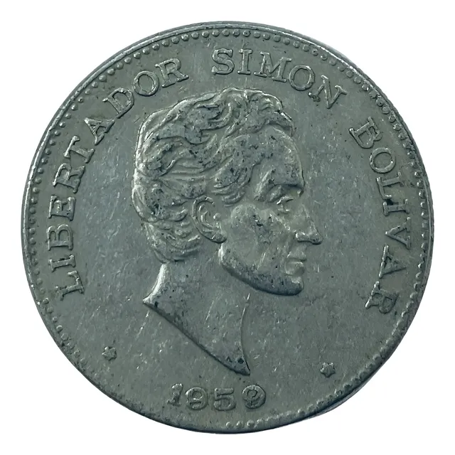 Moneda 50 Centavos Colombia - Libertador Simon Bolivar
