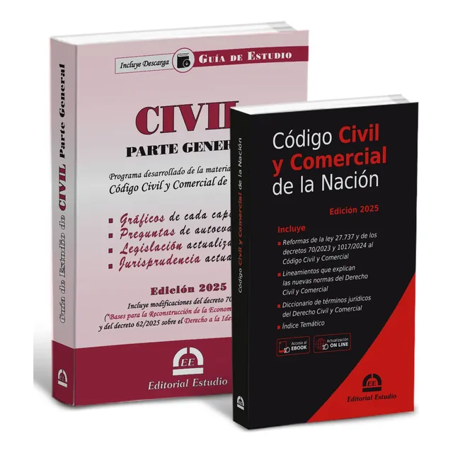 Promo 1 Guia De Civil + Código Civil Y Comercial (bolsillo)