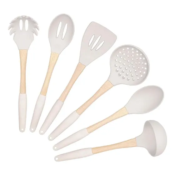 Juego Utensilios De Silicona Vickitchen Antiadherentes