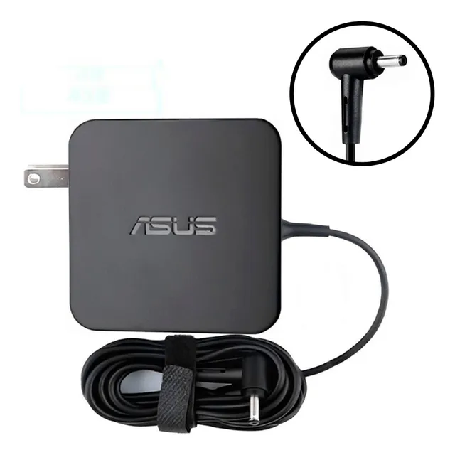 Cargador Asus 19v 3.42a Pin 4.0 1.35mm Color Negro
