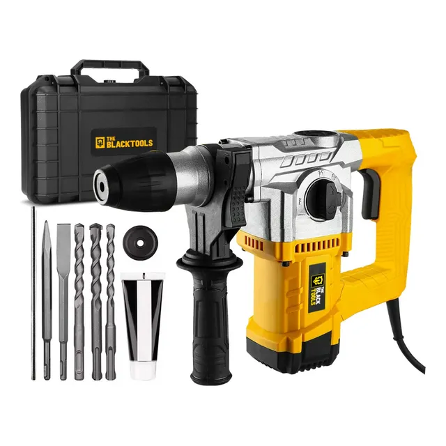 Martelete Perfurador Rompedor Professional 26mm 1100w Sds Plus 4j Com...