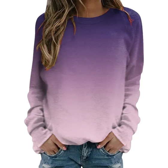 Famoore Sudadera Otoño Para Mujer Capucha Manga Larga Boton