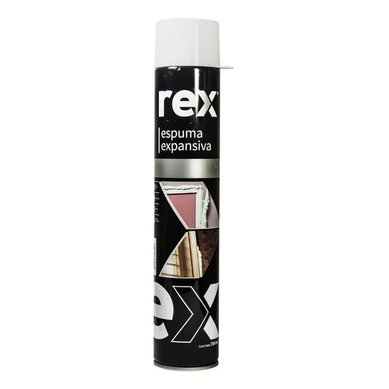 Espuma De Poliuretano Con Aplicador Tarro 750 Ml Rex