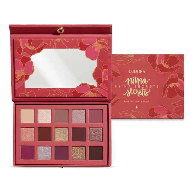 Eudora Niina Secrets Soft Petals Paleta De Sombras 10g Não Se Aplica