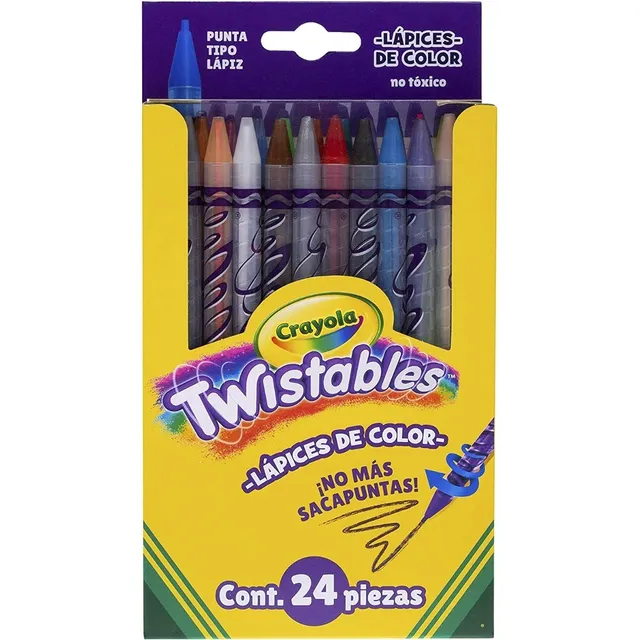 Set De 24 Piezas Twistables Lapices De Color Marca Crayola